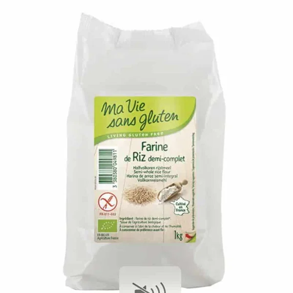 Farine riz 1/2 complet 1kg