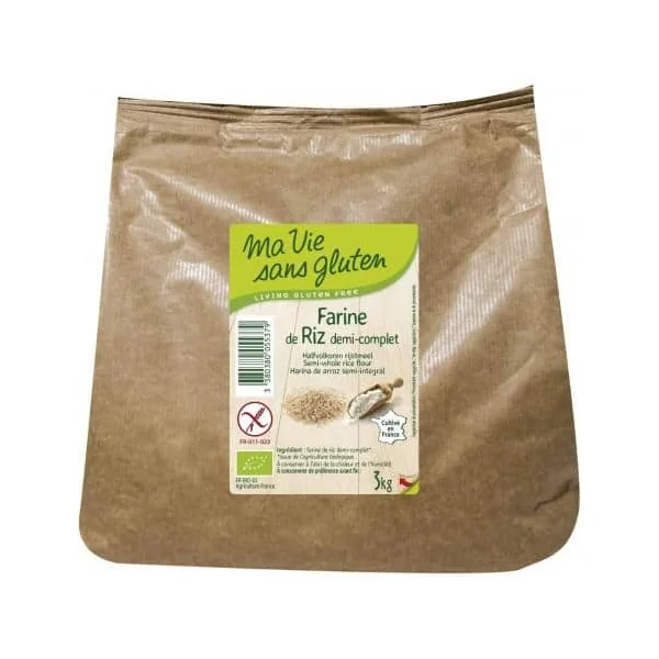 Farine riz 1/2 complet 3 kg