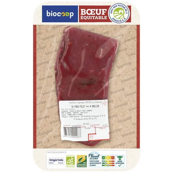 Faux filet***(1) env. 140g