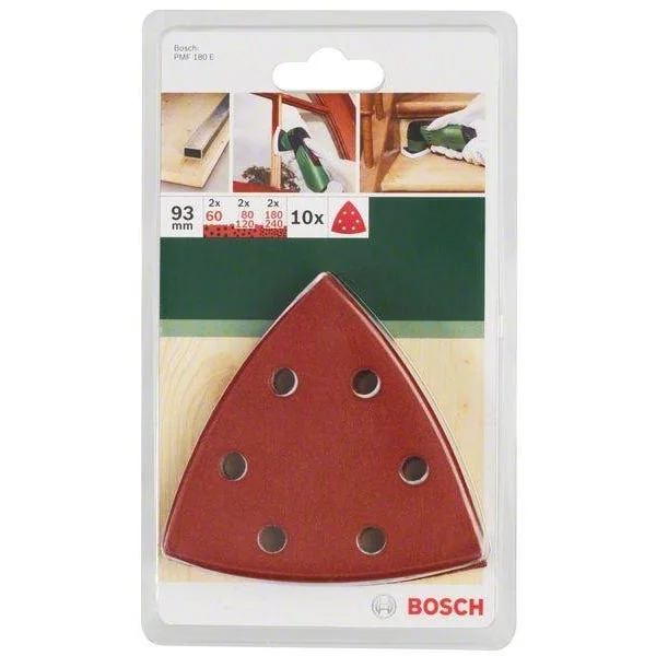 Feuilles abrasives et set de 10 pièces