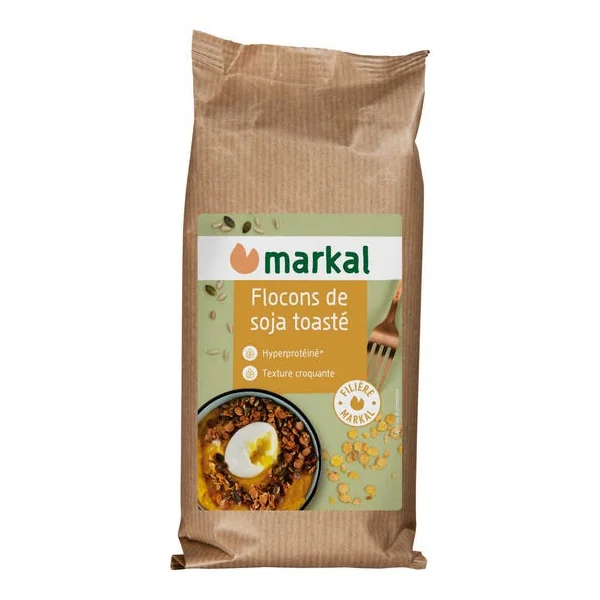 Flocon de soja toasté 500g