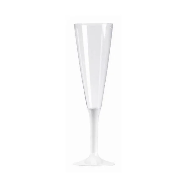 FLUTE EN PLASTIQUE BLANC