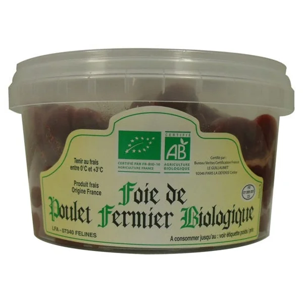 Foie de poulet (7 à 12) env. 300g