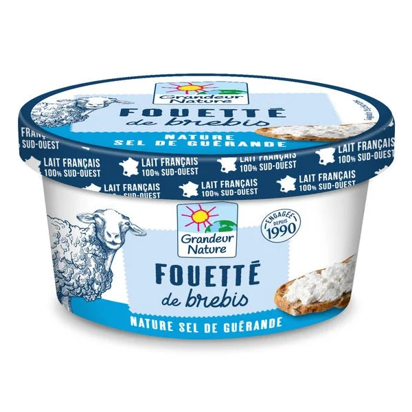Fouetté de brebis nature 140g