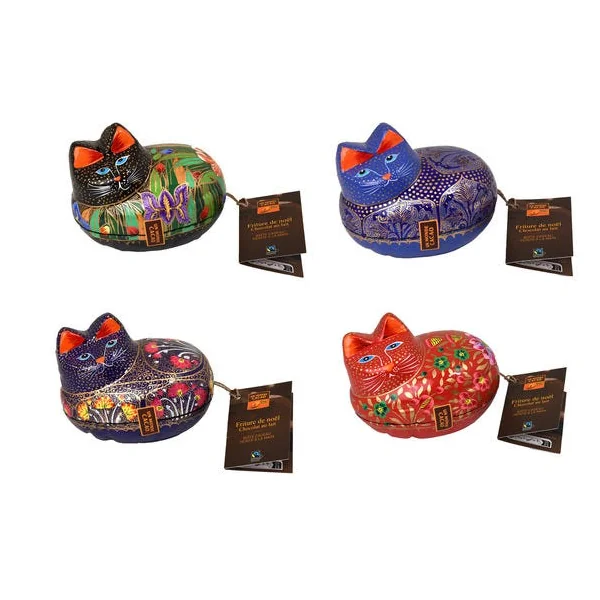 Friture de Noël chocolat au lait boîte chat 95g