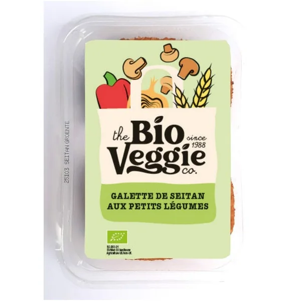 Galette de seitan petits légumes 2x100g
