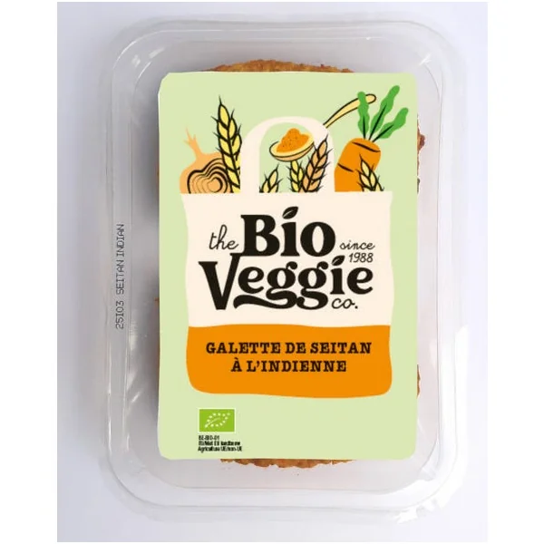 Galette de Seitan à l'Indienne 2x100g