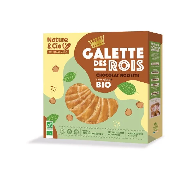 Galette des rois sans gluten chocolat noisette 400g