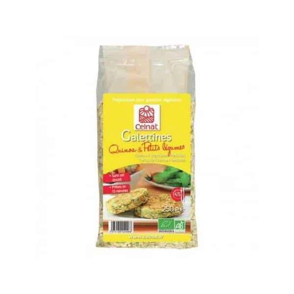 Galettines quinoa legumes