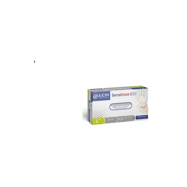 Gant d'examen en vinyle stretch Sensimax - Non Poudré