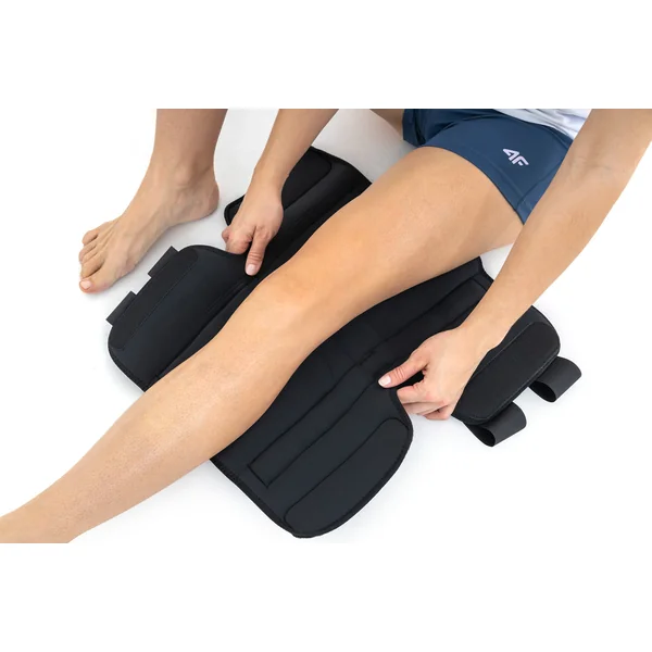 Genouillère ligamentaire longue avec baleines rigides articulées asymétriques exclusives goural Activ pren 2Ri