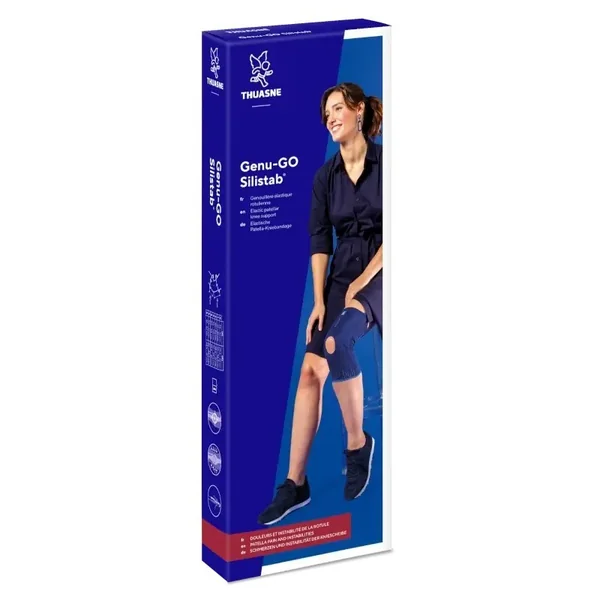 Genouillère élastique rotulienne Genu-Go Silistab classe 3 par Thuasne