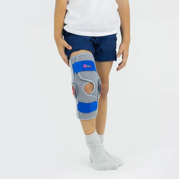 Genouillère-attelle de genou ligamentaire pédiatrique réglable 15° AllOpen