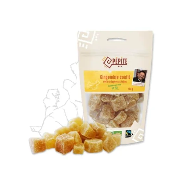 Gingembre confit 700g