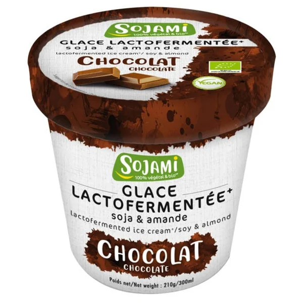 Glace lactofermentée soja amande chocolat 210g