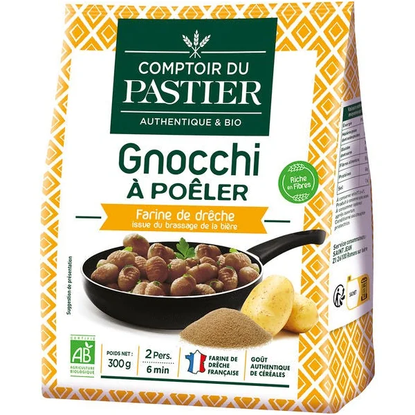Gnocchi à la farine de drêche à poêler 300g