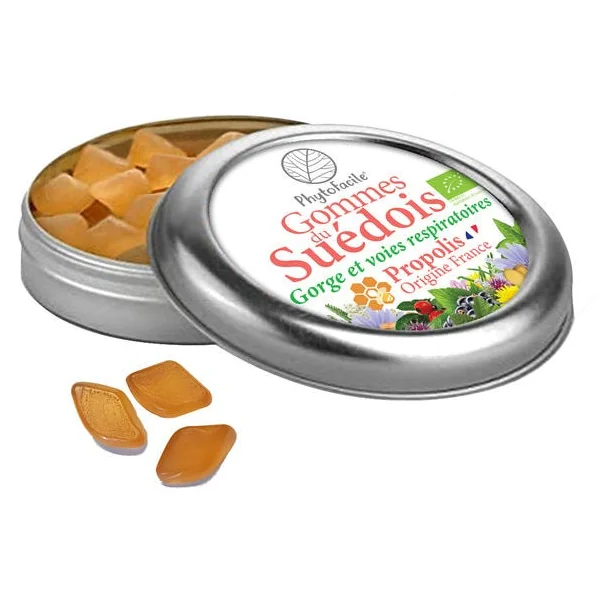 Gomme du suédois Propolis (40) 45g