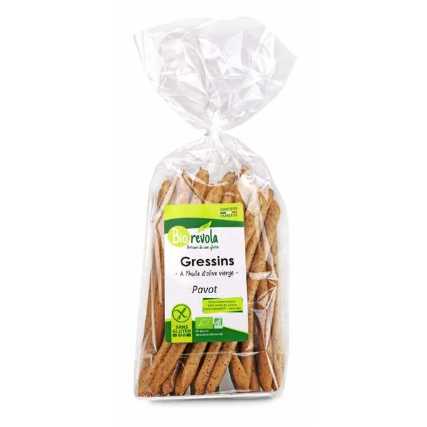 Gressins pavot 100g