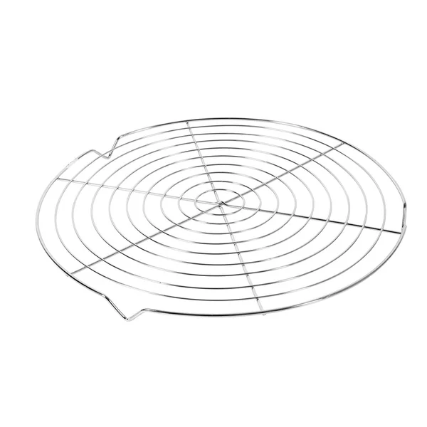 Grille ronde chromée avec pieds D 32cm