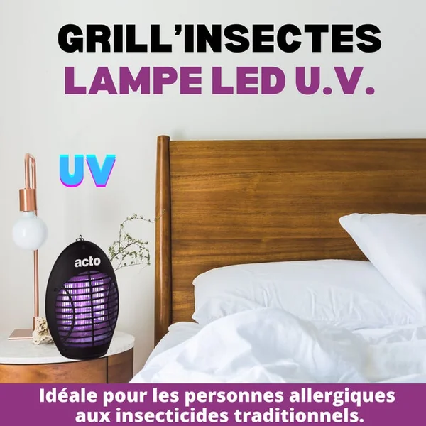 Grill'Insectes UV 12 LEDS
