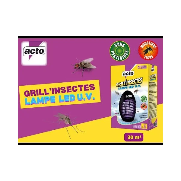 Grill'Insectes UV 12 LEDS