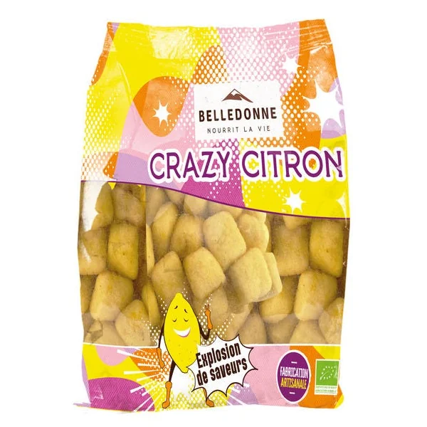 Guimauve Crazy citron 120g
