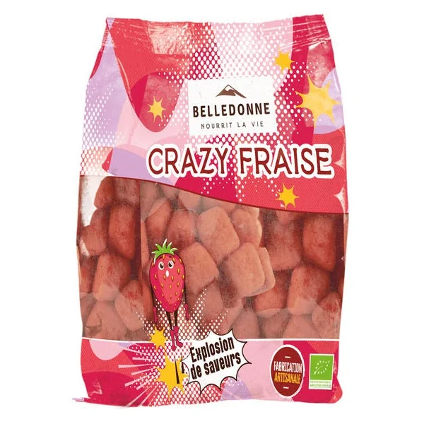 Guimauve Crazy fraise 120g