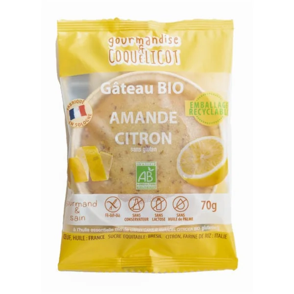Gâteau amande citron 70g