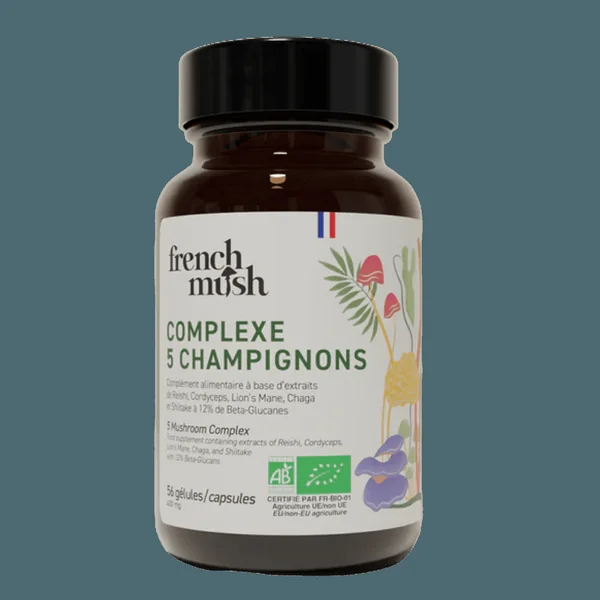 Gélules aux 5 Champignons Adaptogènes