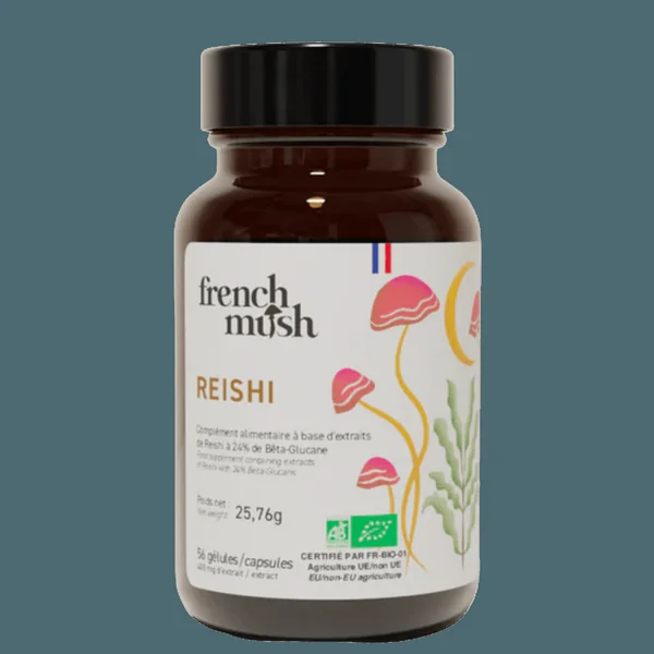 Gélules d'Extrait de Reishi — Champignon Adaptogène