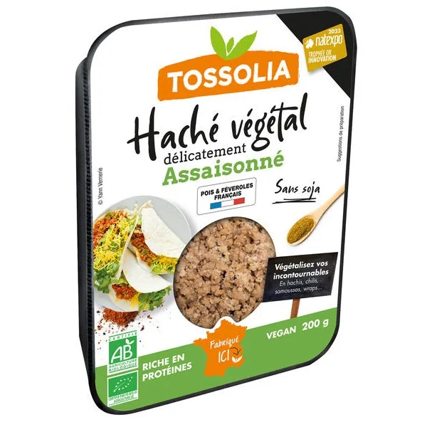 Haché végétal pois et féveroles 200g