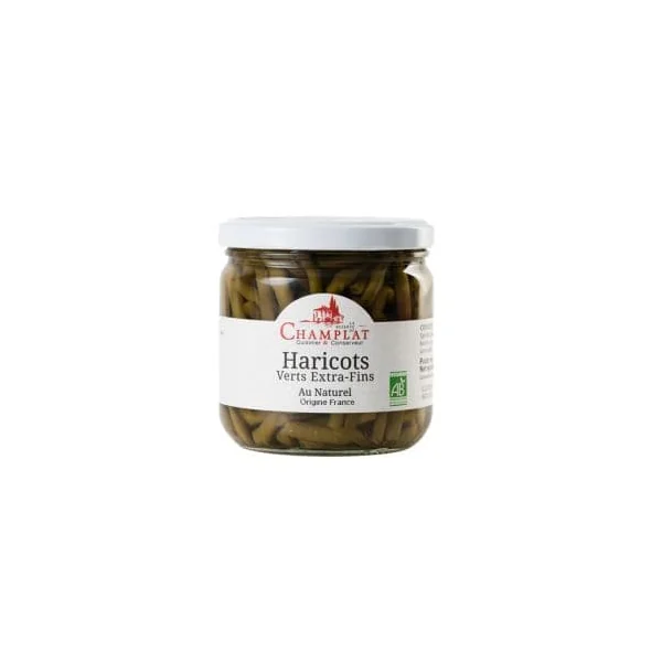 Haricots verts bio Champlat 185g