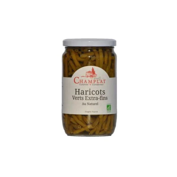 Haricots verts bio Champlat 345g