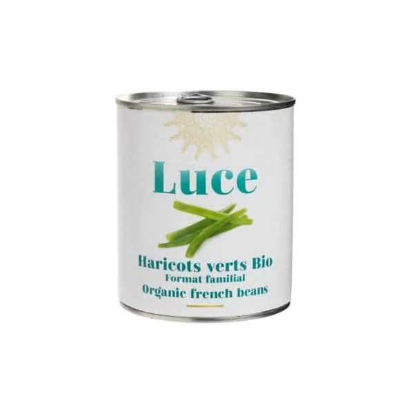 Haricots verts bio Luce 800g