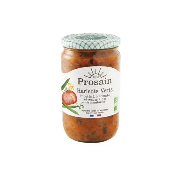 Haricots verts tomate moutarde 650g