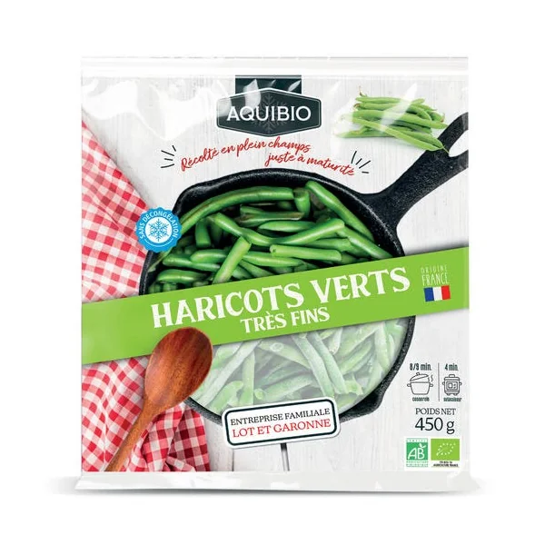 Haricots verts très fins 450g