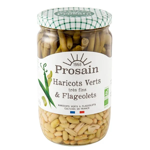 Haricots verts très fins flageolets 660g
