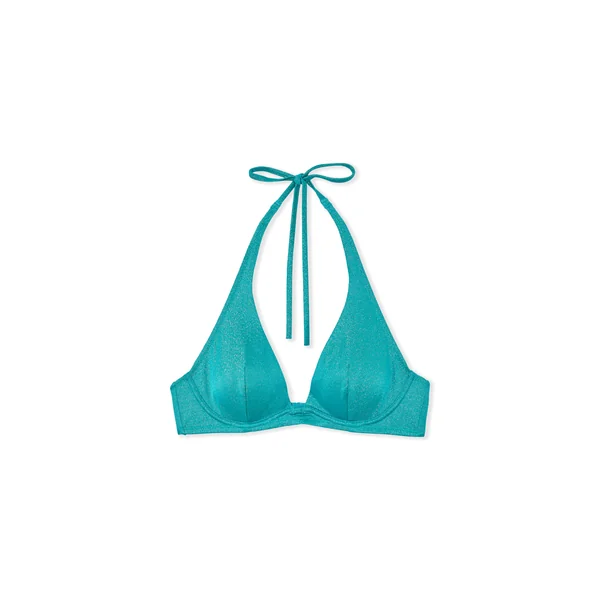 Haut de maillot de bain triangle armaturé pailleté