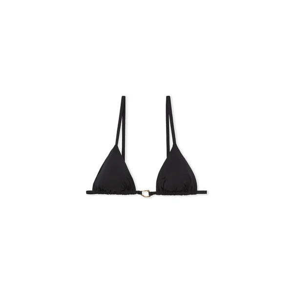 Haut de maillot de bain triangle multi positions avec détail bijou
