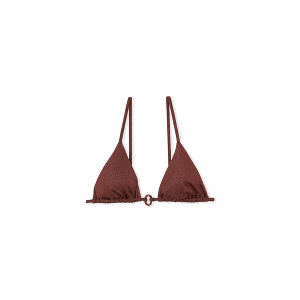 Haut de maillot de bain triangle multi positions pailleté