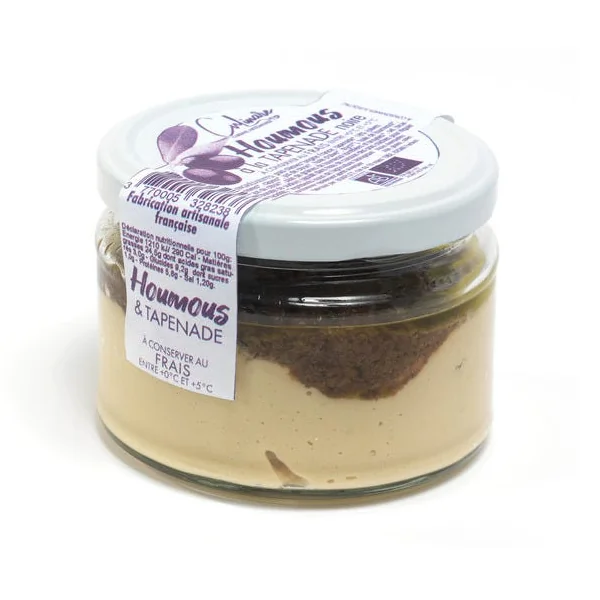 Houmous à la tapenade 170g