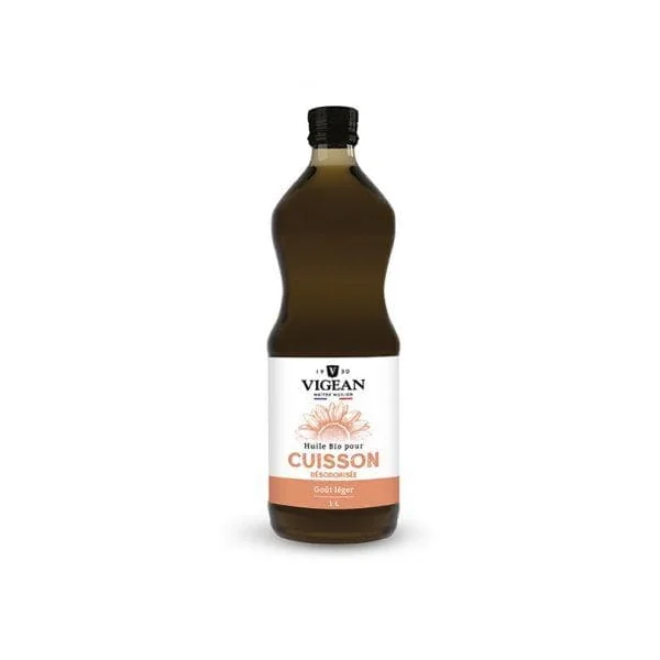 Huile bio cuisson désodorisée 1L - Vigean