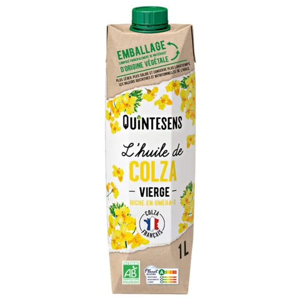 Huile de colza vierge tétra 1L