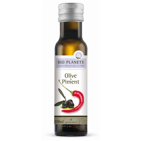 Huile d'olive et piment 10cl