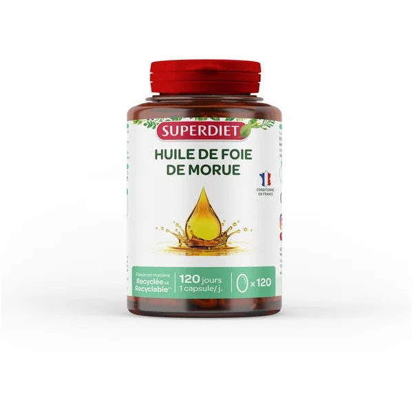 Huile foie de morue capsule (120) 75g