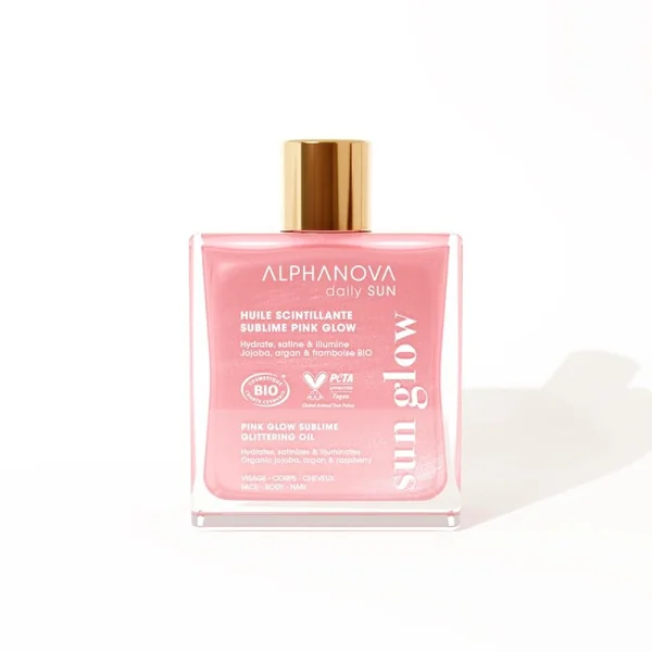 Huile sublime scintillante rose 50ml