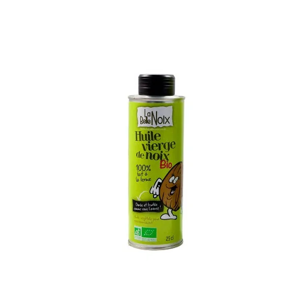 Huile vierge de noix bio