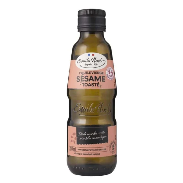 Huile vierge de sesame toaste equitable 25cl