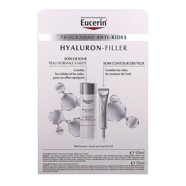 Hyaluron Filler soin de jour SPF15 + UVA peaux mixtes 50ml + contour yeux offert 15ml