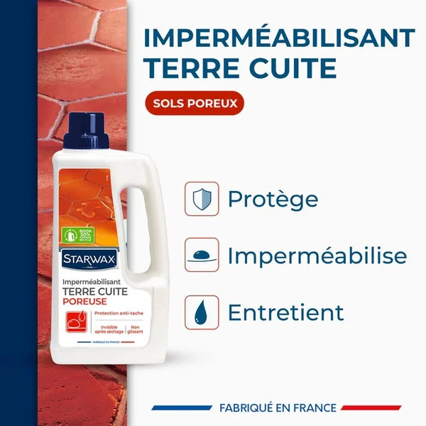 Imperméabilisant pour terre cuite poreuse 1L